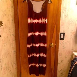 Vintage Saree Boutique Tye Dye Maxi Dress